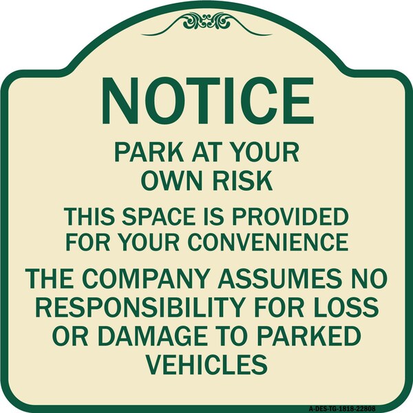 This Space Is Provided for Your Convenience the Company Assumes No Responsibility for, TG-1818-22808